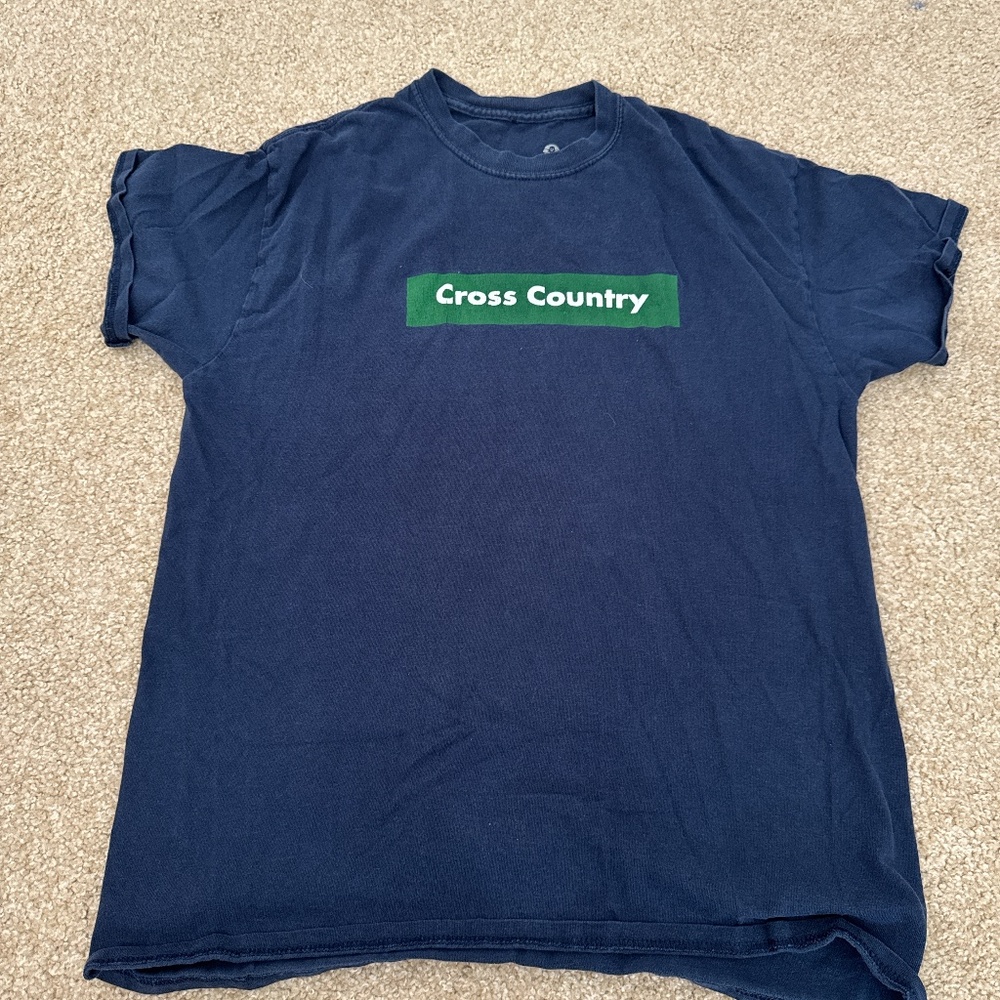 Blue Cross Country Shirt